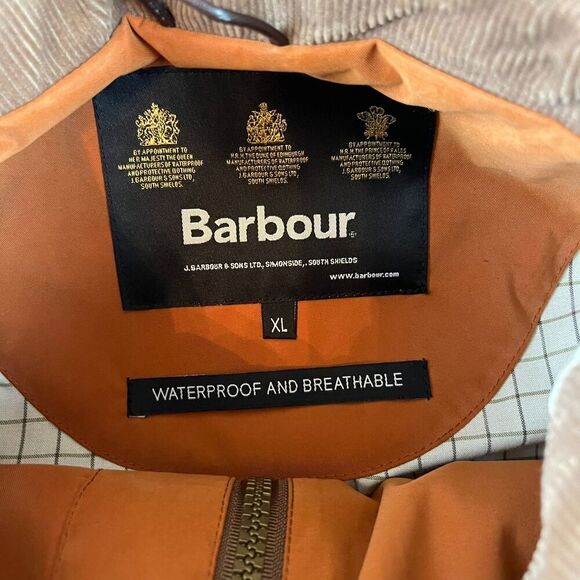 Barbour Beauchamp Travel Jacket Waterproof Breathable Lined Barn Chore Coat XL - Picture 6 of 16